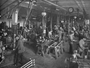 Buckau Lathe Department