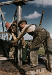 Dirty, dangerous, and demanding work on an oil rig