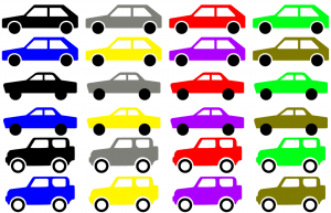 Array of cars