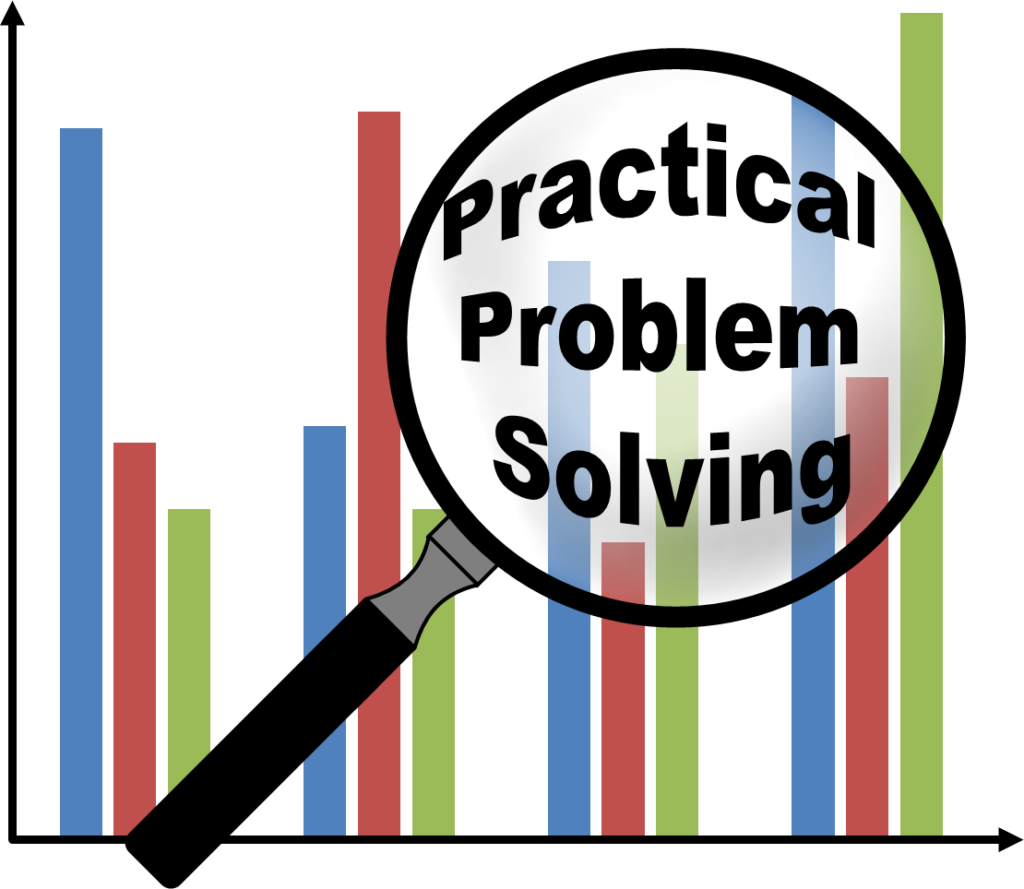 Practical Problem Solving Magnifying Glass